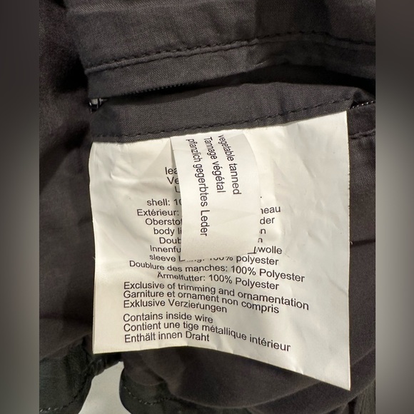 Moto Jacket- Lamb Skin Leather - Picture 5 of 16